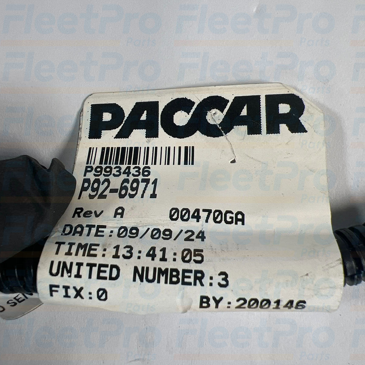 Paccar P92-6971 speed sensor adapter for Peterbilt and Kenworth trucks