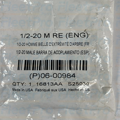 Precision male thread detail on open box Paccar 06-00984 tie rod end