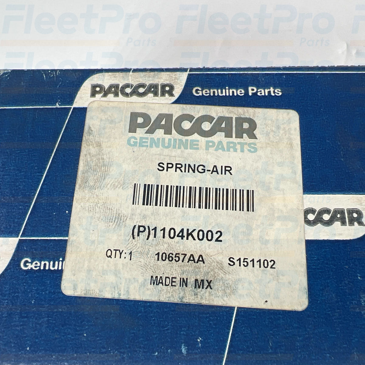 PACCAR 1104K002 Spring Air