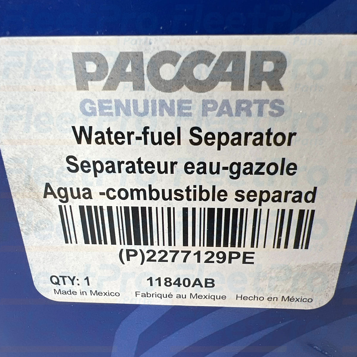Genuine PACCAR 2277129PE Filter