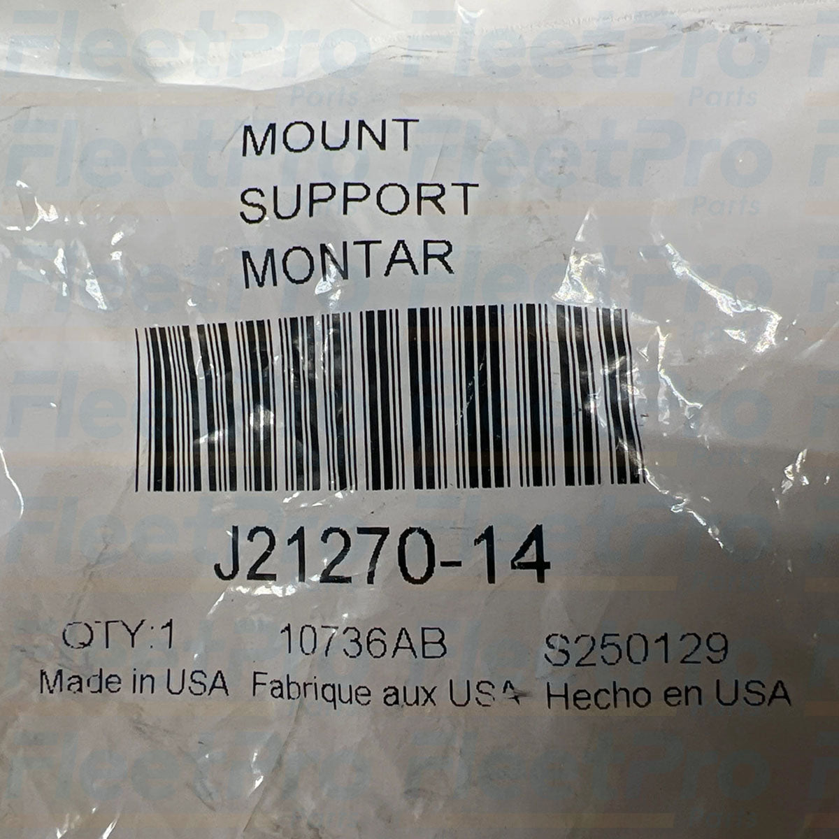 Precision inner mounting sleeve detail on open box Parker LORD J21270-14 rod end