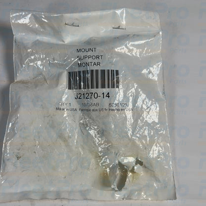 Close-up view of elastomeric rubber bushing on open box Parker LORD J21270-14