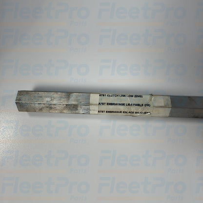 Genuine Peterbilt 06-01150-505 lower aluminum hexbar clutch linkage rod full side profile view