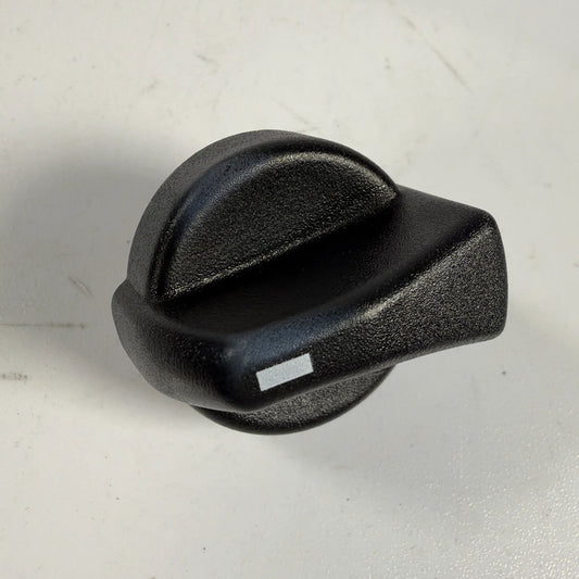Genuine Peterbilt 121-0001-000 HVAC heater fan and AC climate control knob front view
