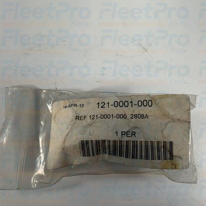 Factory retail packaging and genuine PACCAR / Peterbilt manufacturer product label for 121-0001-000