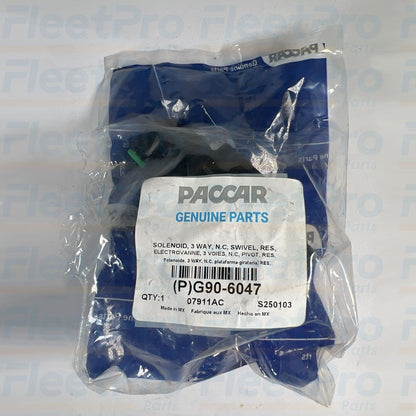 Peterbilt and Kenworth open box 3-way fan hub solenoid valve Paccar G90-6047