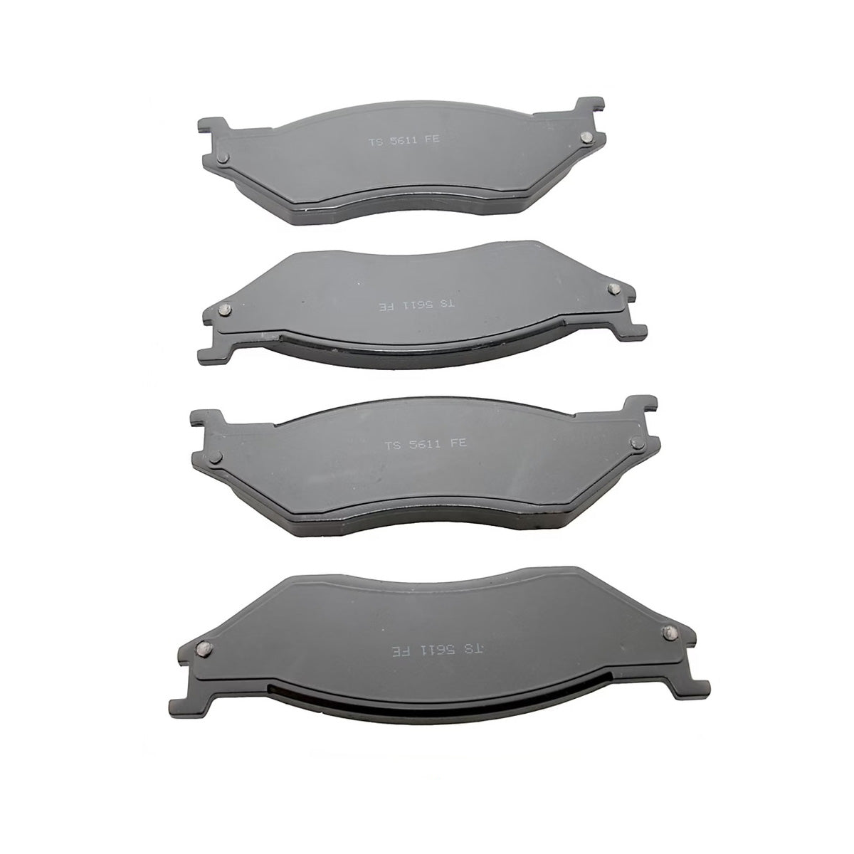 Front view of PF-7644-M disc brake pads