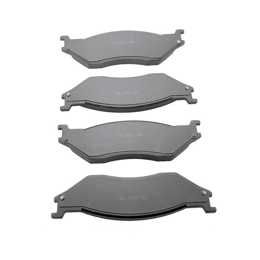 Front view of PF-7644-M disc brake pads