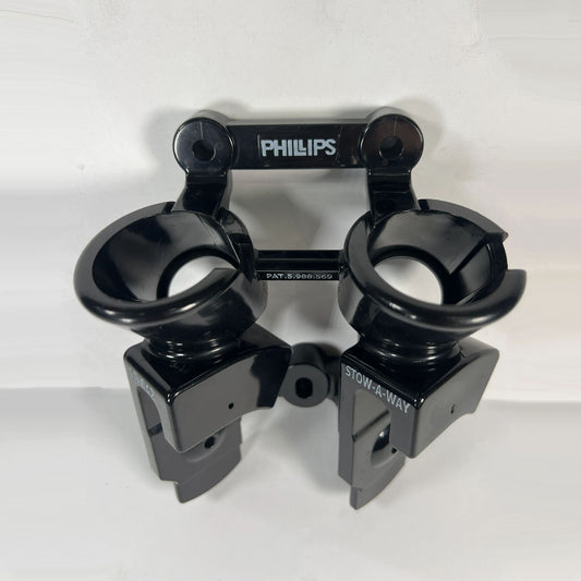 Phillips 15-042 Stow-A-Way double hose holder gladhand bracket full view