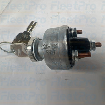 Screw terminal posts close-up view on Pollak 31-610P ignition switch