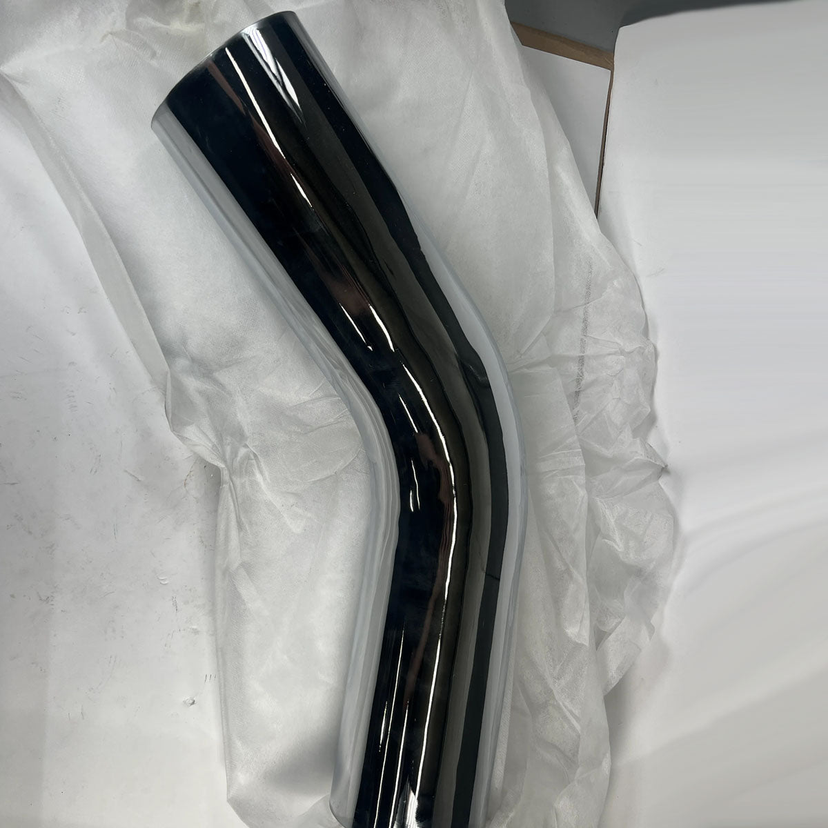 Power Products 0054512C 5 inch chrome 45 degree short radius exhaust elbow full view