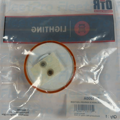 OTR round sealed amber clearance light
