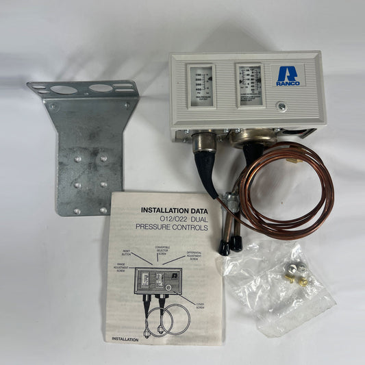 Ranco 012-4833 dual pressure control for commercial refrigeration