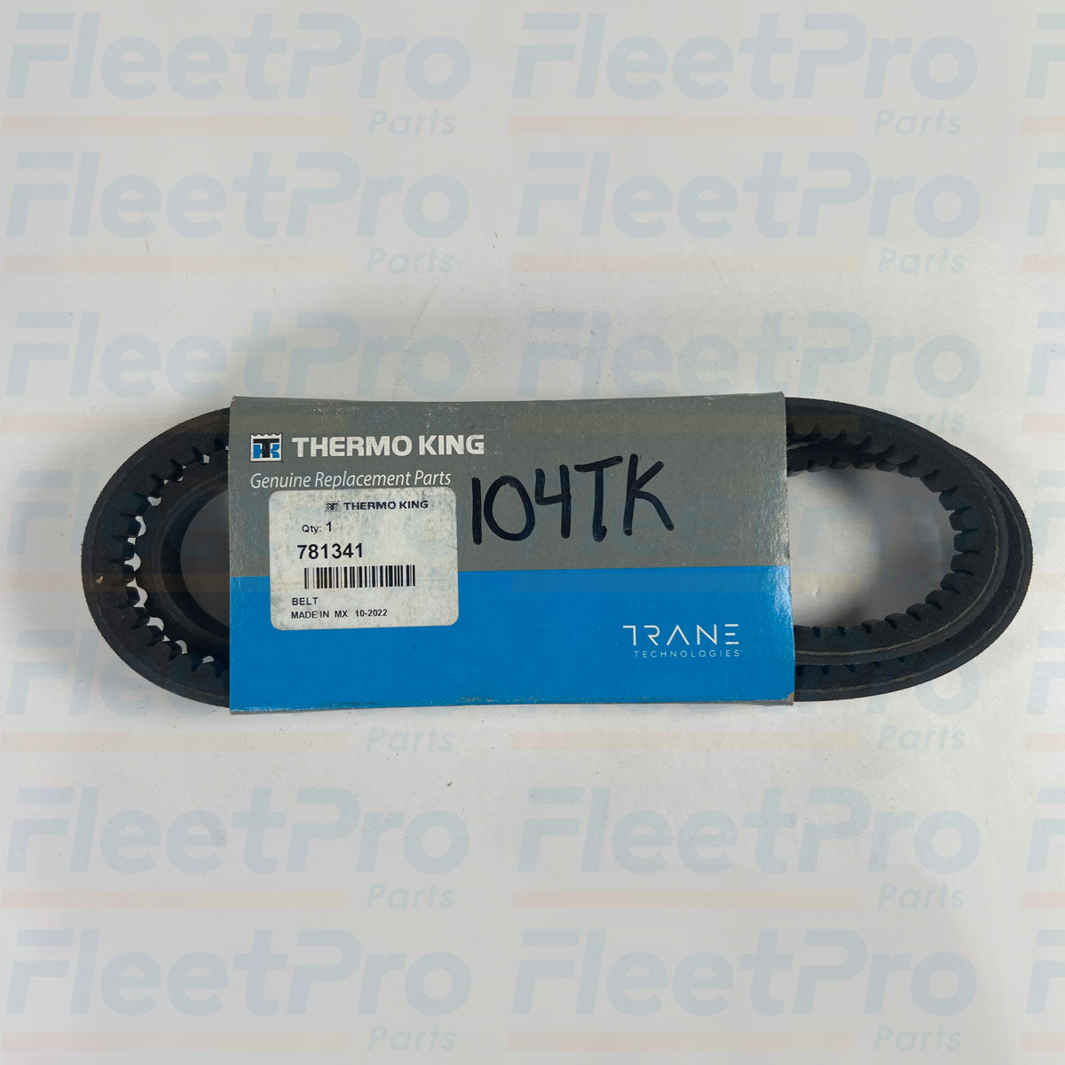Reefer unit drive belt 781341