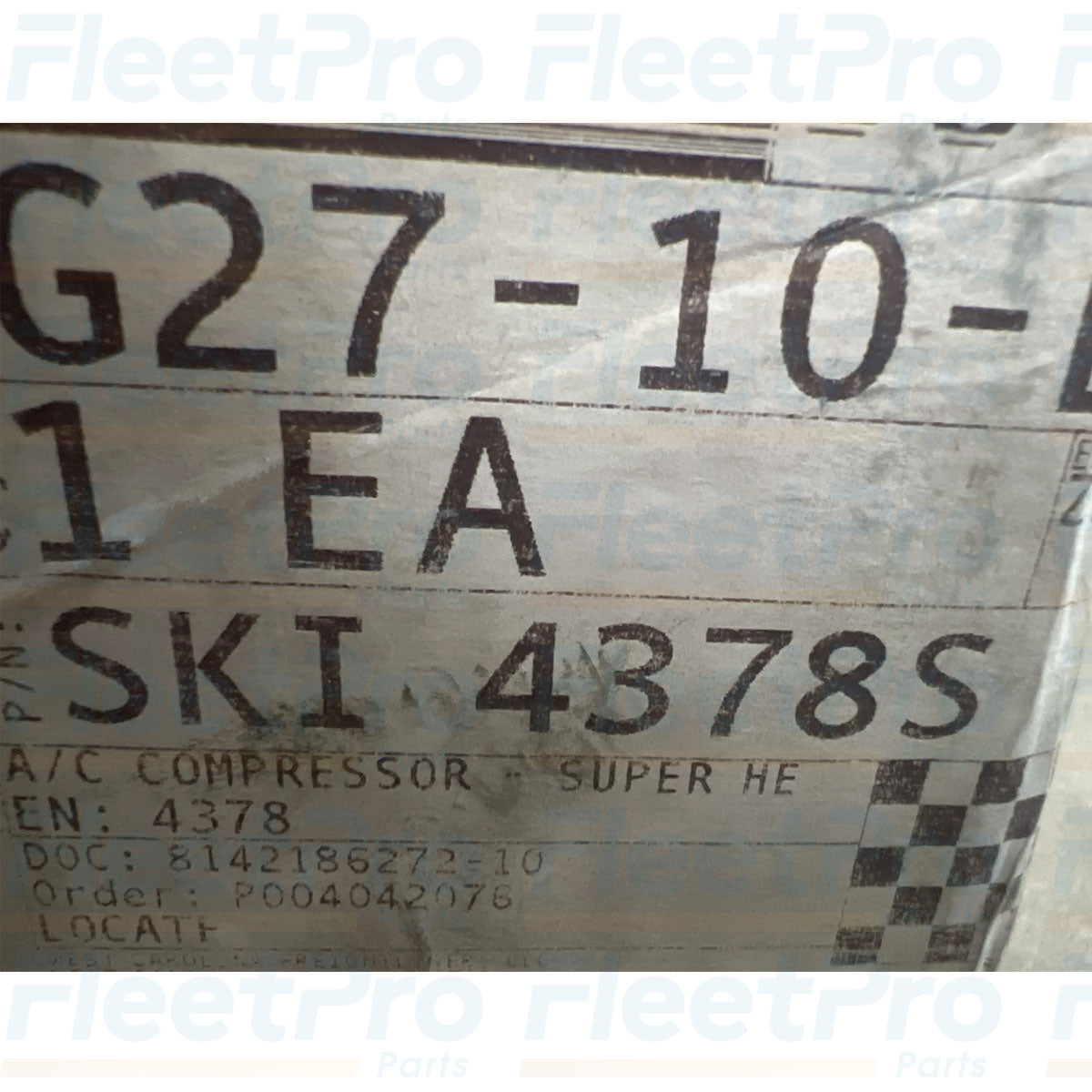 Sanden 4378 12V heavy duty A/C compressor
