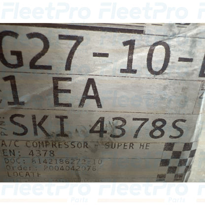 Sanden 4378 12V heavy duty A/C compressor