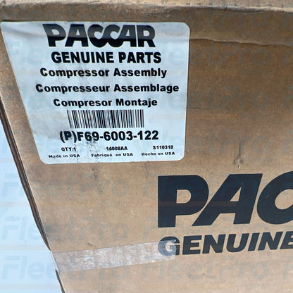 Sanden F69-6003-122 PACCAR A/C compressor