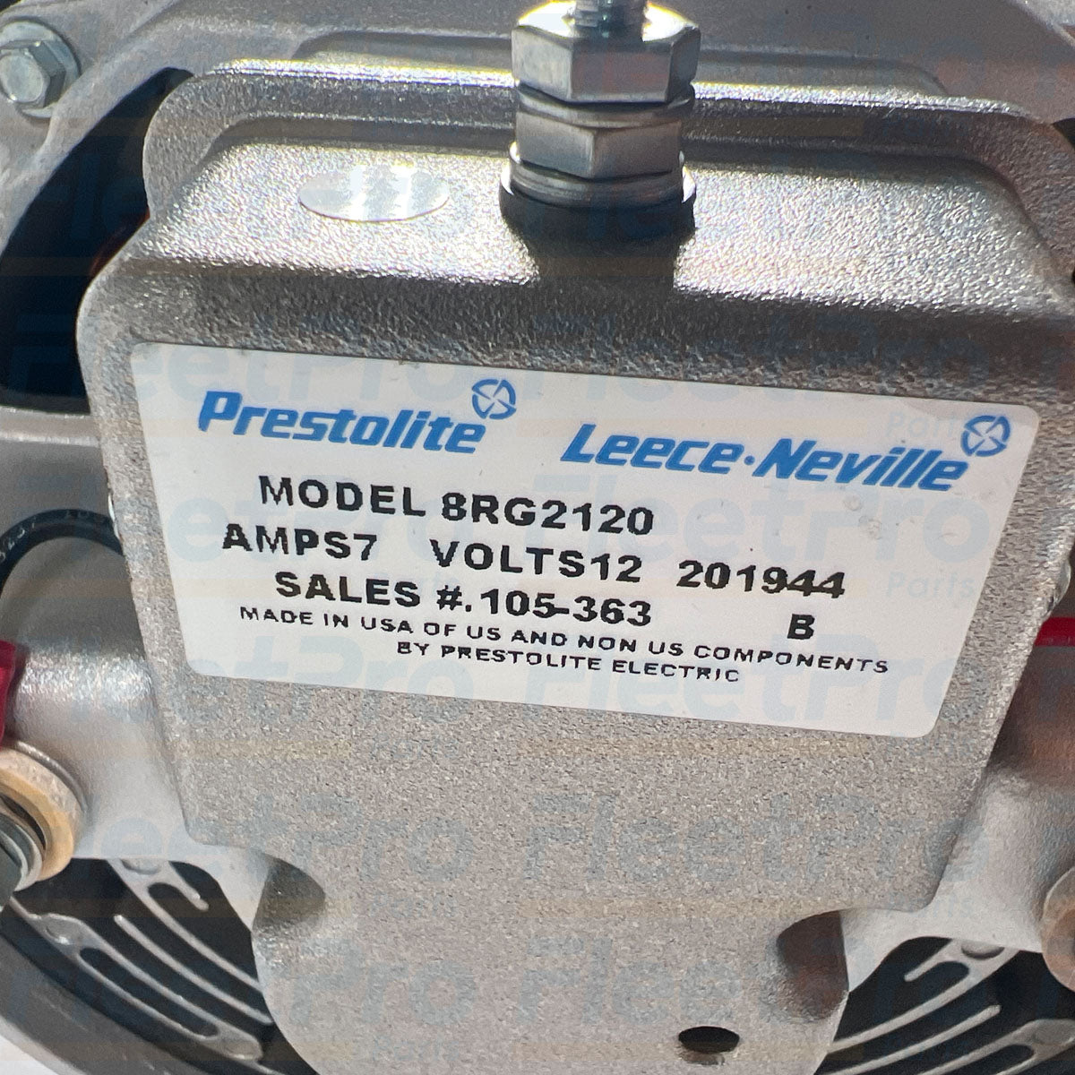 Self excited Leece Neville alternator