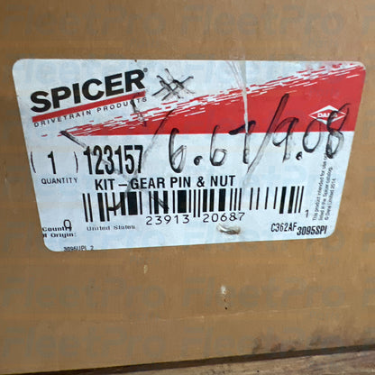 Spicer 18 inch ring gear kit 123157 for differential repair