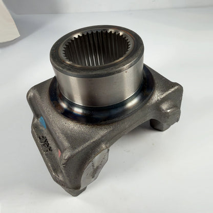 Precision ground universal joint bearing ears and strap bolt holes on Spicer 90-4-391-1 yoke