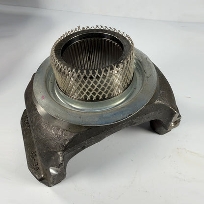 Genuine Spicer 6.3-4-5221-1X 1760 series half round 44-spline differential end yoke full front view