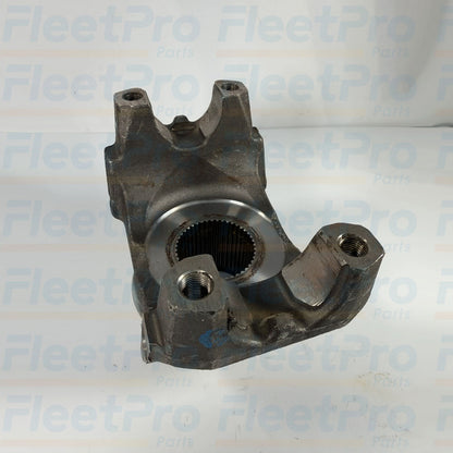 Precision-machined half-round universal joint strap ears and bolt holes on Spicer 6.3-4-5221-1X