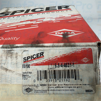 Factory box packaging and genuine Dana Spicer product label for 6.5-4-4631-1