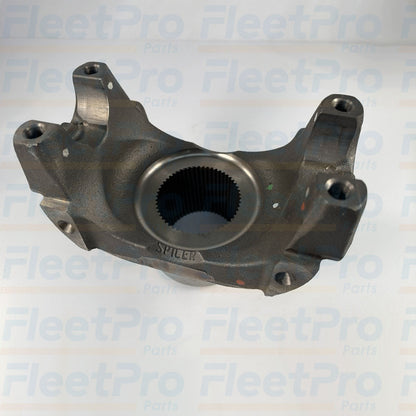 Genuine Spicer 6.5-4-4631-1 heavy-duty commercial truck driveline splined end yoke full front view