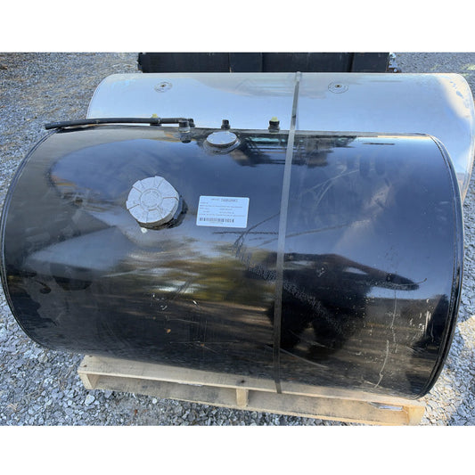 TankCraft 2586949C95 80 gallon aluminum diesel fuel tank full front profile view