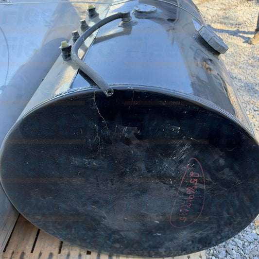 Close-up view of precision machined fuel sending unit and draw tube mounting ports on TankCraft 2586949C95