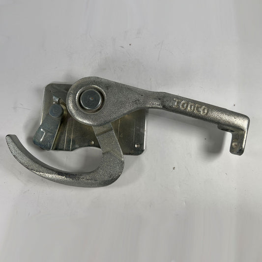 Todco 69571-0000-02 universal trailer latch assembly front view showing locking hook