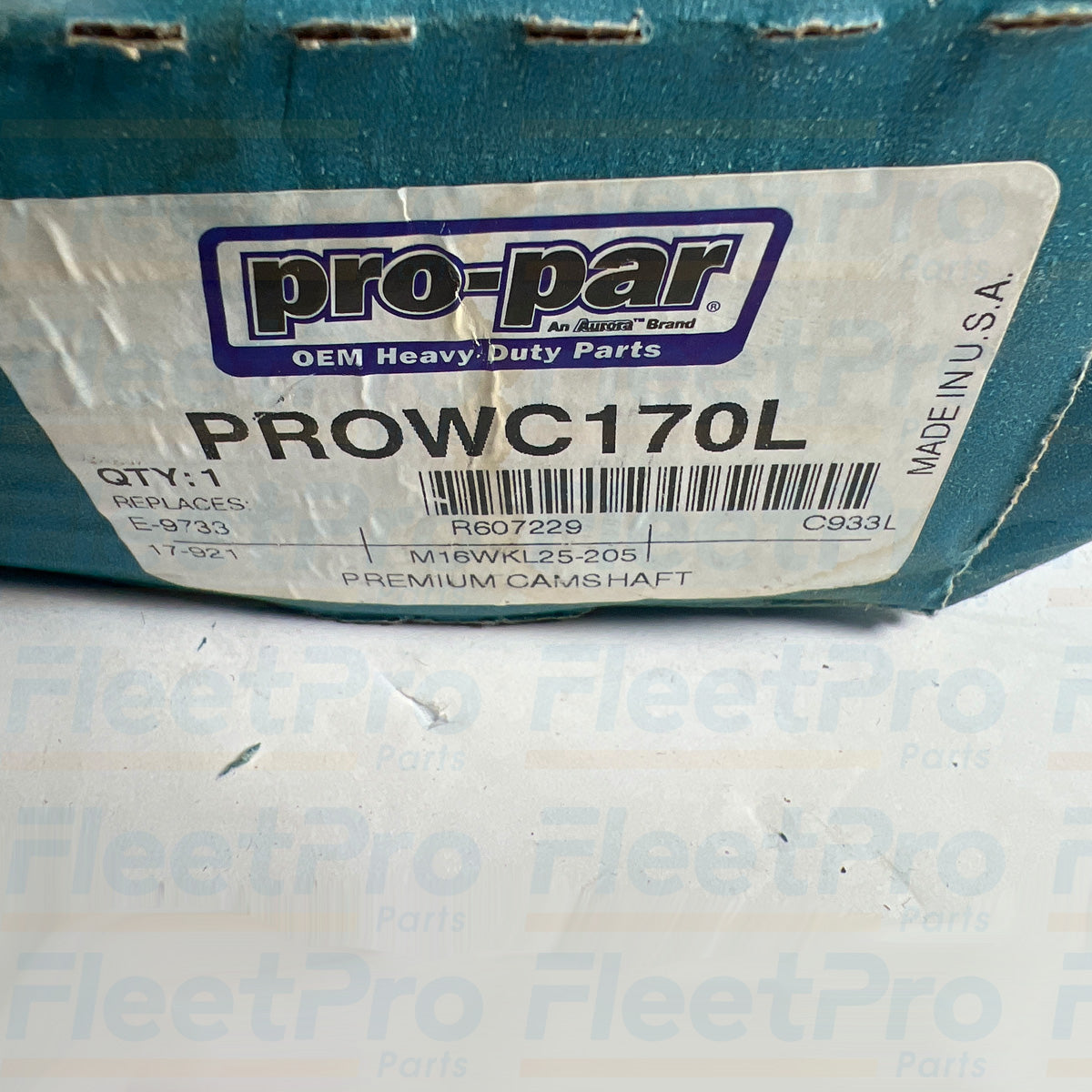 Trailer brake camshaft left side