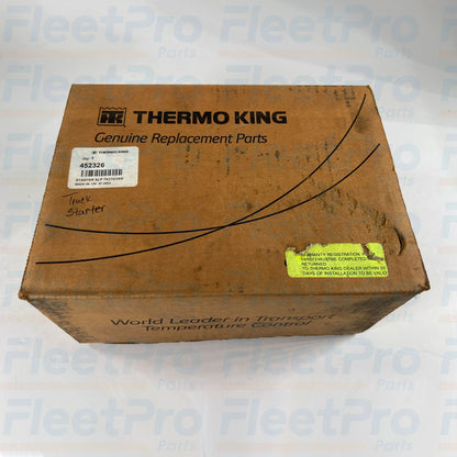 Transport refrigeration starter motor