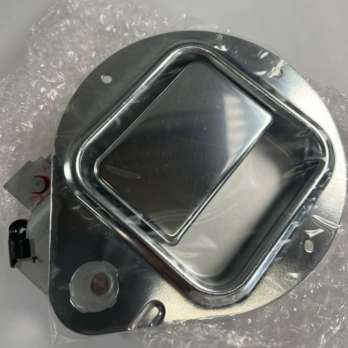 TRP DRH021000L Peterbilt chrome exterior left hand door handle front view