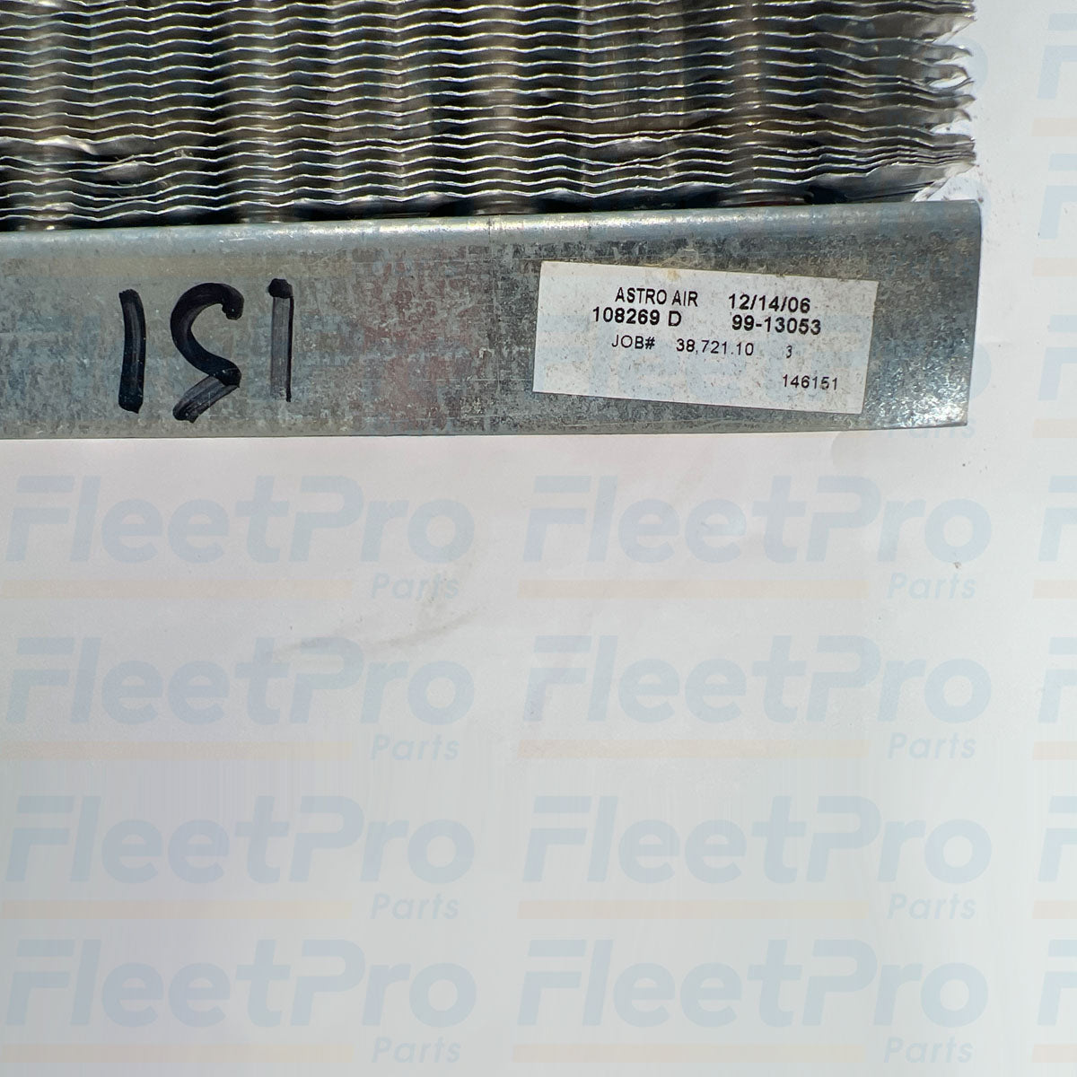 Truck cab heater core 1696843C1