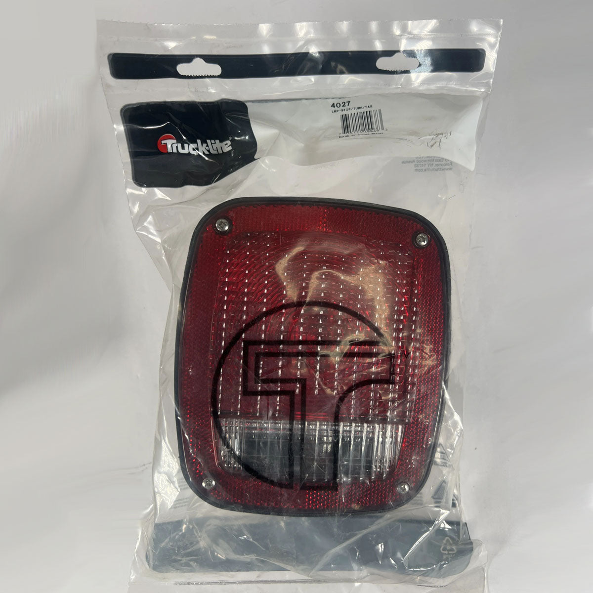 Truck-Lite 4027 red clear incandescent lamp