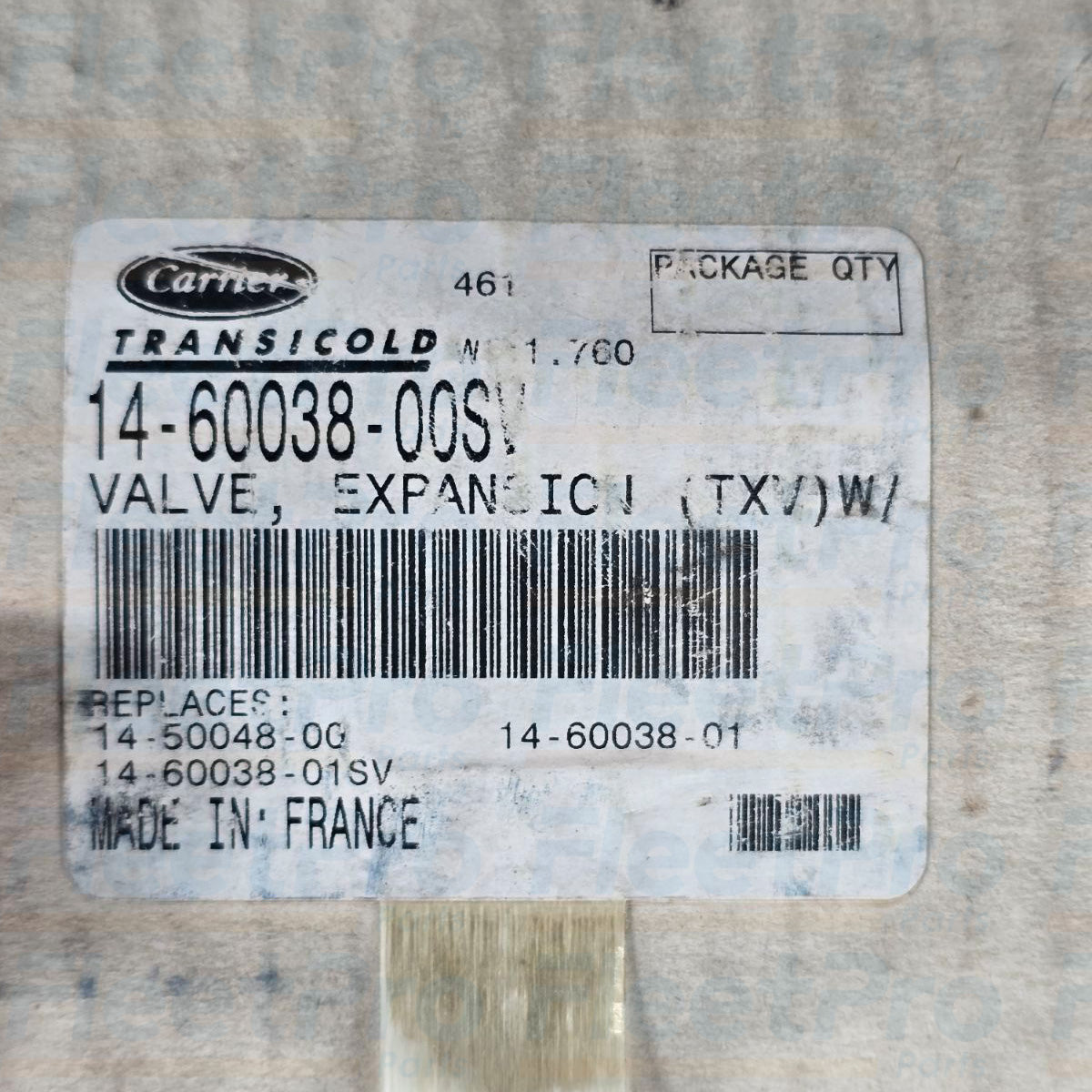 Truck refrigeration expansion valve