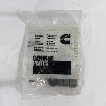 Valve stem seal close-up detail
