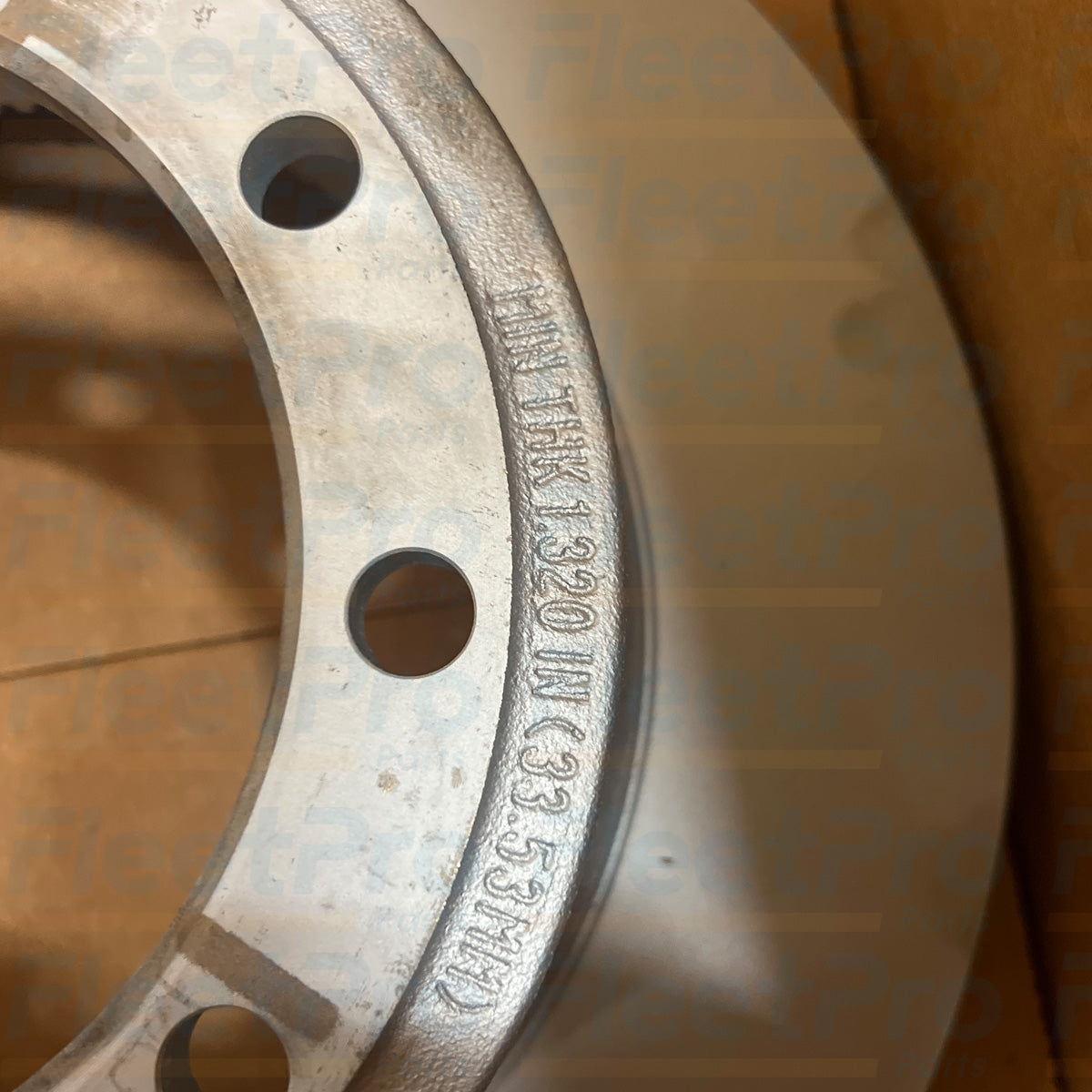 Vented brake rotor 10 stud