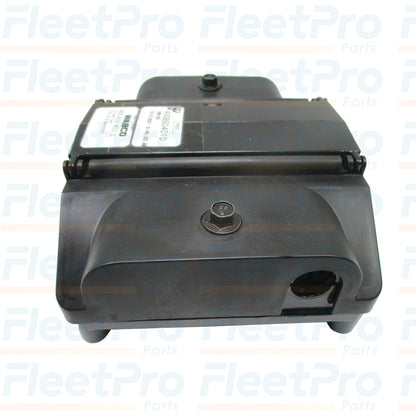 Side view of WABCO 4008504010 ABS module showing case and mounting flanges