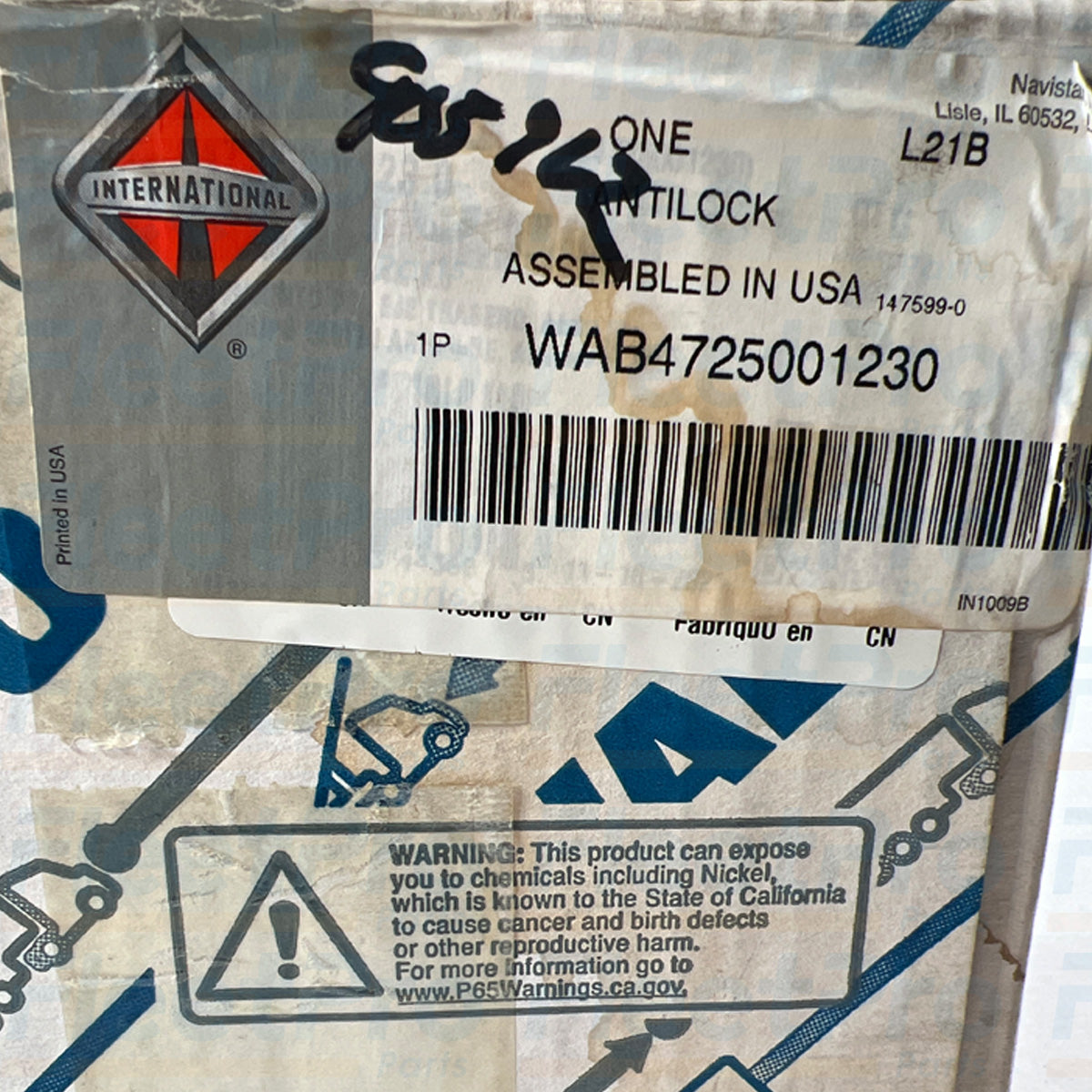 WABCO 4S4M ABS package 4725001230 OEM pneumatic valve