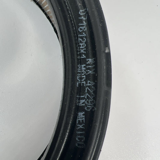 Top profile view showing plastisol sealing gasket on Wix 42296 air filter