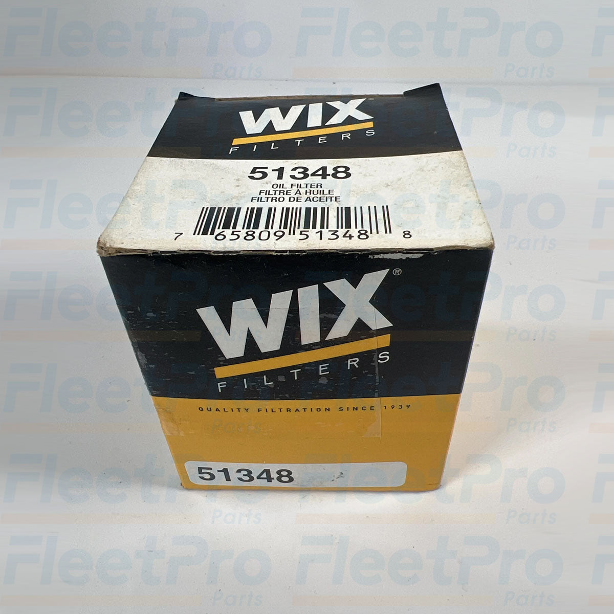 Premium automotive replacement engine oil filter Wix part number 51348