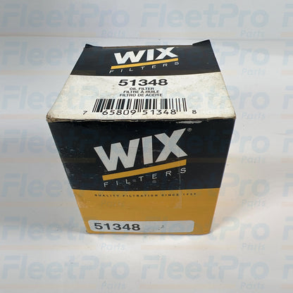 Premium automotive replacement engine oil filter Wix part number 51348