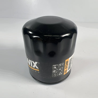 Wix 51348 spin-on engine oil filter front view showing canister branding